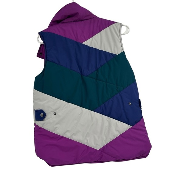 Patagonia Women’s Reversible Mirror Lake Vest in Purple Ikat Size Small - Picture 5 of 8